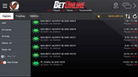 BetOnline Poker Mobile - Poker Lobby